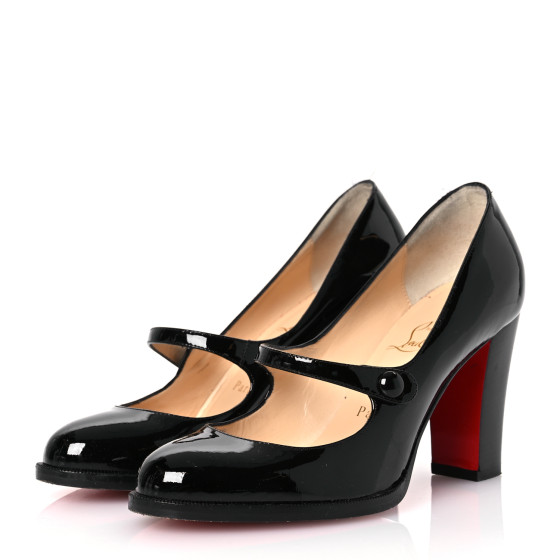 クリスチャンルブタン　Top Street Patent 85 Christian Louboutin Top Street 85 Patent Leather Mary Jane