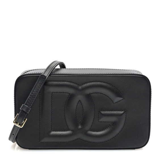 DOLCE & GABBANA DOLCE GABBANA Calfskin Small DG Logo Camera