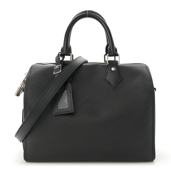 LOUIS VUITTON Epi Speedy Bandouliere 25 Black 1641112