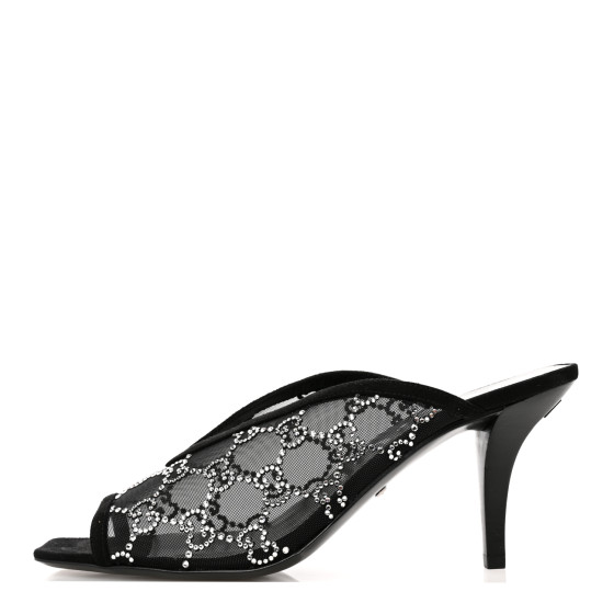 GUCCI Tela Retino Kid Scamosciato Crystal GG Monogram Square