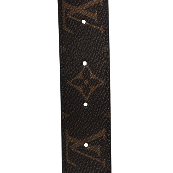 LOUIS VUITTON Calfskin Monogram 20mm LV Iconic Reversible