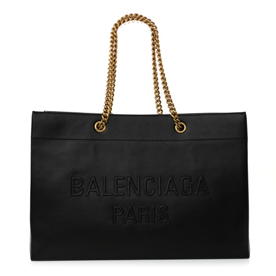【関税&送料込】Balenciaga Balenciaga Smooth Black Calfskin BALENCIAGA Smooth Calfskin Medium Bel Air Carry All Bag