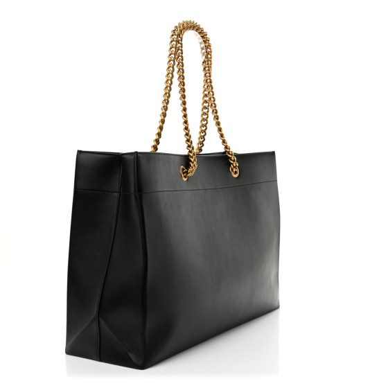 国内発送☆BALENCIAGA☆DUTY FREE TOTE L/BLACK BALENCIAGA Soft Smooth Calfskin Large Duty Free Tote Black