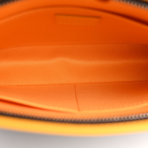 LOUIS VUITTON Monogram Macassar Pochette Voyage MM Safran