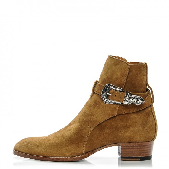 靴 Hedi style leather ring boots Hedi style leather ring boots