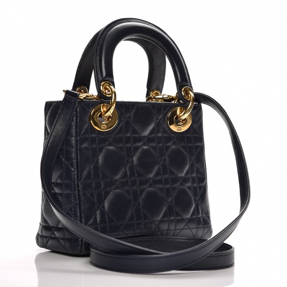 【ヴィンテージ】Rank:S☆Dior Dark Navy Lady Mini バック Dior Lady Dior Mini Dark Navy Lambskin – LOVELOTSLUXURY