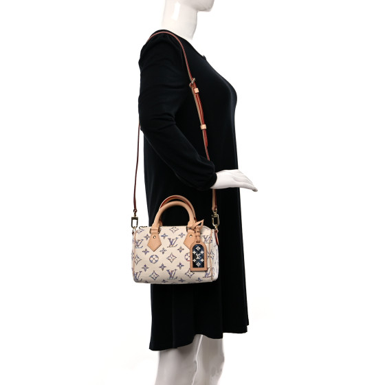 LOUIS VITTON イエローベージュ LOUIS VUITTON LV X TM Monogram Multicolor Speedy Bandouliere