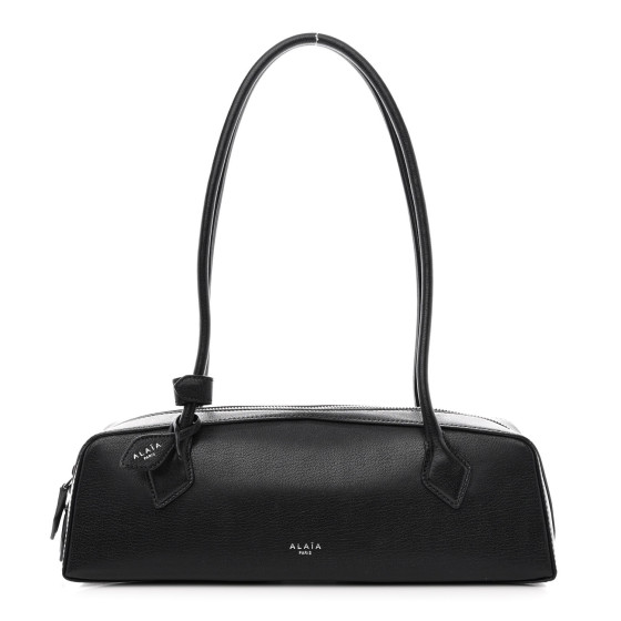 海外希少【Alaia】テッケル ブラックレザーバッグ ALAÏA Black Shoulder Bag in Leather | LE TECKEL | ALAÏA US