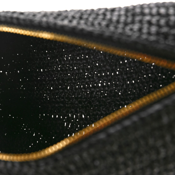 SAINT LAURENT Raffia Monogram Small Cassandre Cylinder Bag