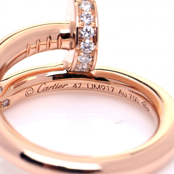 洗練ジュエリー【Cartier】Juste un Clou ring Pink Gold SM CRB4092500 - Juste un Clou ring - Pink gold - Cartier