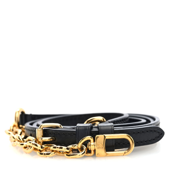LOUIS VUITTON ブラック ベルト LOUIS VUITTON Monogram Eclipse Taigarama 40mm LV Initiales