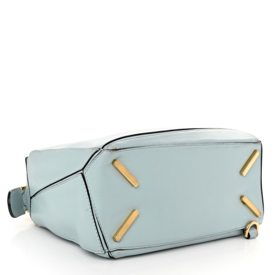 ハンドバッグ Loewe Pastel Light Blue Leather Small Puzzle Handbag LOEWE Calfskin Small Puzzle Bag Light Blue 1544797