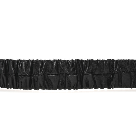 CHANEL レザー ベルト 85/34 CHANEL Leather CC Logo Skinny Belt 85 34 Navy Blue 77429