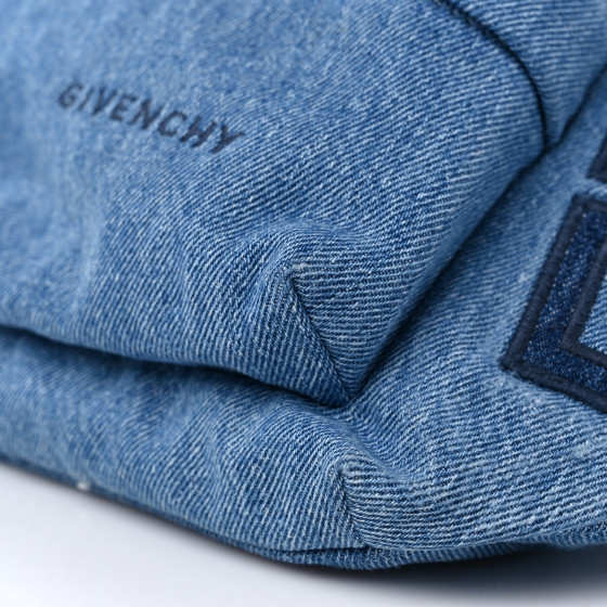GIVENCHY ロゴ ブルーデニム Essential U ベルトバッグ GIVENCHY Essential U Denim Belt Bag Light Blue 1326933