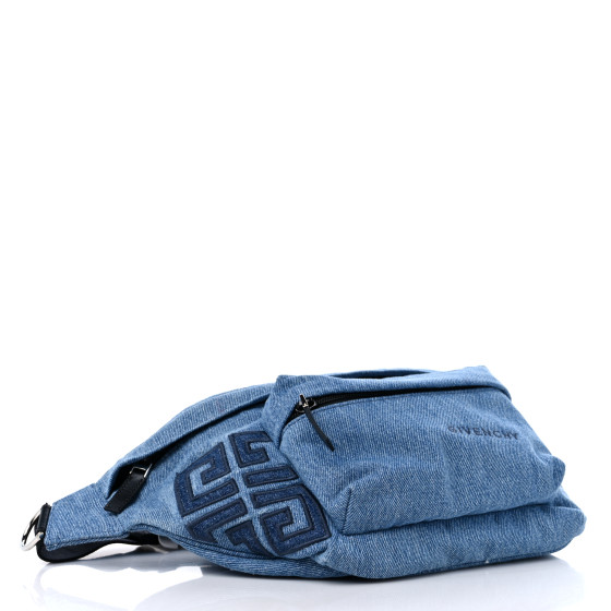 GIVENCHY ロゴ ブルーデニム Essential U ベルトバッグ GIVENCHY Essential U Denim Belt Bag Light Blue 1326933