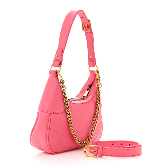 GUCCI Goatskin Small Aphrodite Shoulder Bag Rhodamine Pink