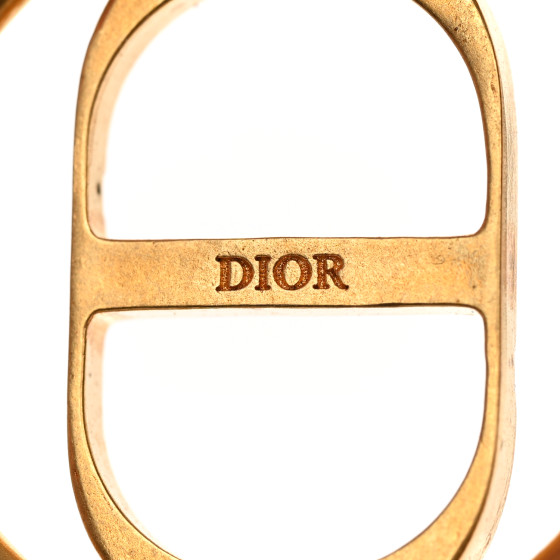 クリスチャンディオール　ベルト　金色CDロゴ Christian Dior Vintage Monogram Gold Logo Buckle Belt Navy