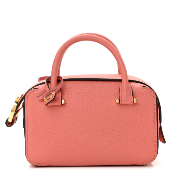 DELVAUX☆Pin D Multifunction Mistral - Pollen 直営店買付 DELVAUX Taurillon Soft Nano Cool Box Satchel Hibiscus
