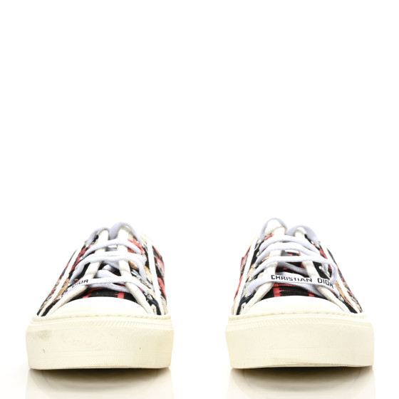 CHRISTIAN DIOR Cotton Floral Pop Embroidered Walk'N'Dior Low