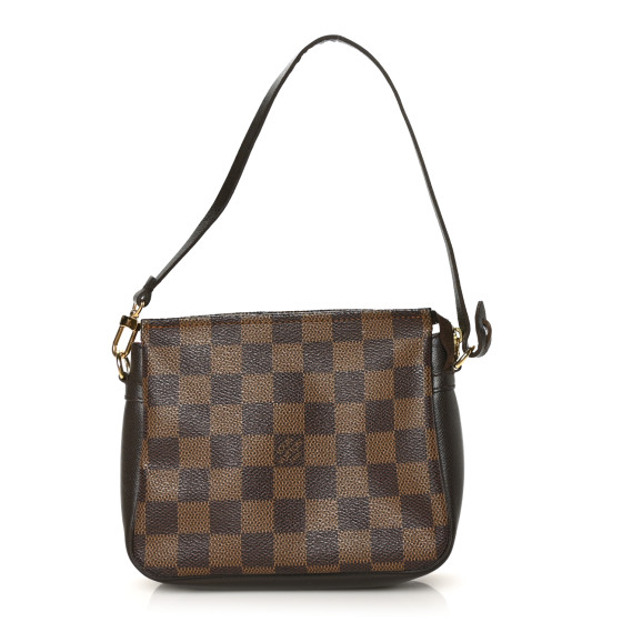 Louis vuitton damier ebene trousse make up bag pochette 1151486