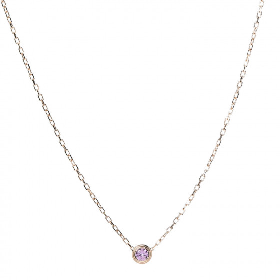 洗練ジュエリー【Cartier】Cartier d'Amour necklace Pink Gold CRB7218400 - Cartier d'Amour necklace - Rose gold, pink