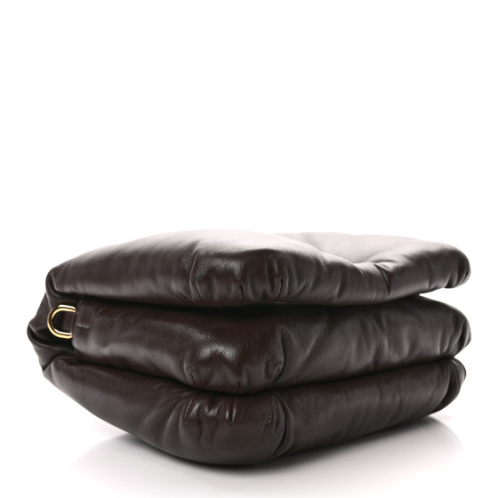 LOEWE Lambskin Goya Puffer Bag Dark Chocolate 1474822