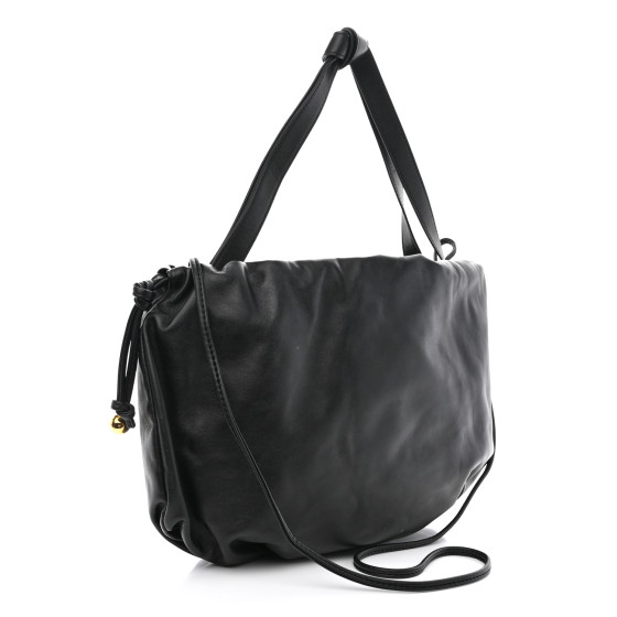 BOTTEGA VENETA Nappa The Bulb Black 1477404 | FASHIONPHILE