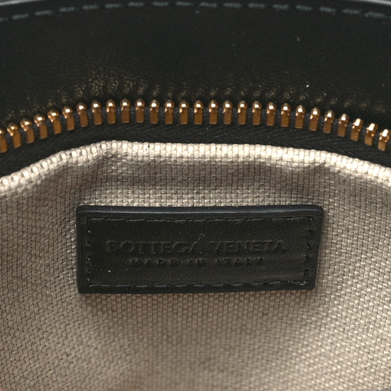 財布・小物その他 BOTTEGA VENETA Black Leather Small Flip Flap Pouch Bottega Veneta Black Leather The Pouch Coin Purse Bag