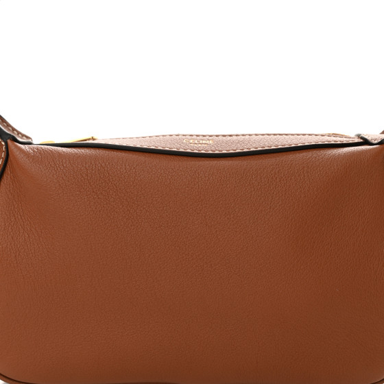 CELINE Supple Calfskin Mini Romy Shoulder Bag Tan 1567898