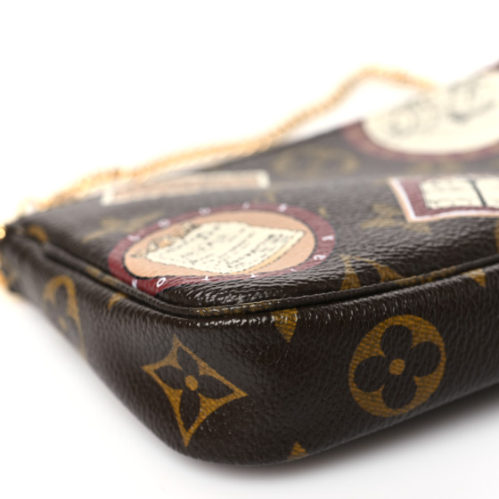 LOUIS VUITTON Monogram Patch Mini Pochette Accessories
