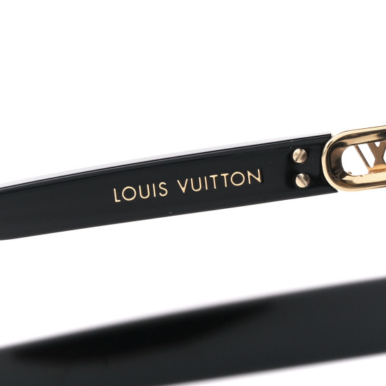 LOUIS VUITTON LV Mini Link Square Sunglasses Z1725W Black