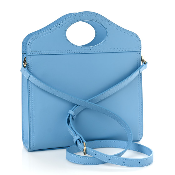 【関税・送料込み】BURBERRY MINI BAGS BLUE COTTON MINI BAG Burberry The Baby Banner blue mini handbag - Dark Blue | 4023714