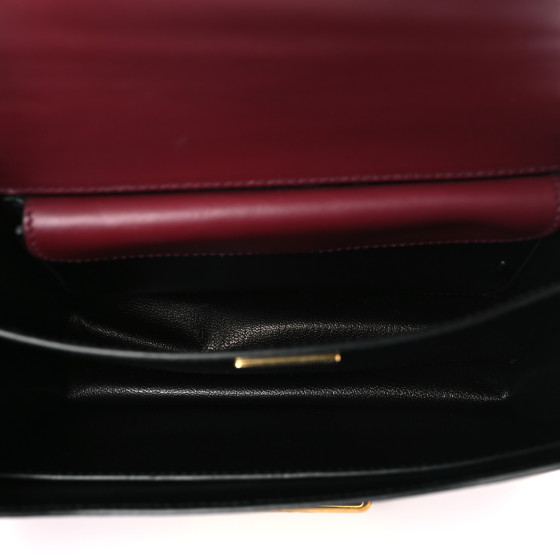 PRADA City Calf Saffiano Mini Cahier Bag Granato 1352978