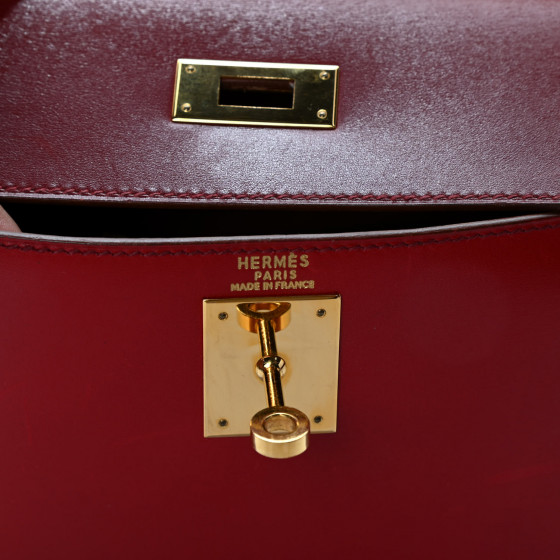 HEREU ARTMIWBS2500212LIGHTCAMEL 関税送料込 HERMES Box Chamonix Tri-Color Kelly Sellier 28 Rouge H Rouge