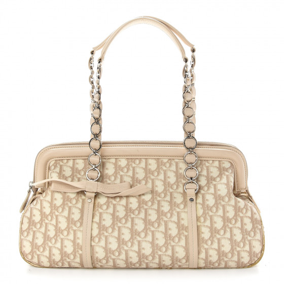 バッグ Christian Dior Romantique Shoulder Bag CHRISTIAN DIOR Monogram Romantique Shoulder Bag Beige 918912