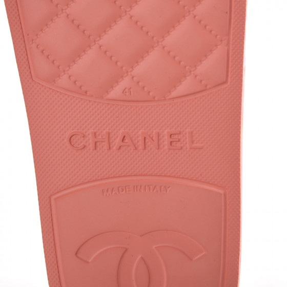 【おしゃれ♪】CHANEL クロッグ CHANEL Lambskin Quilted CC Logo Platform Sandals 41 Black