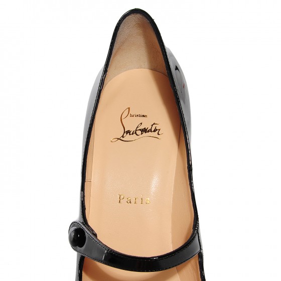 CHRISTIAN LOUBOUTIN Patent Charleen 100 Pumps 39.5 Black