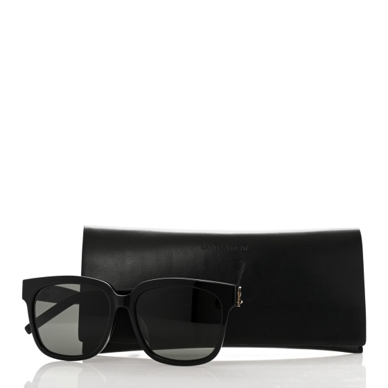 【関税&送料込】Saint Laurent Black Acetate Sl M40 Sunglasse SAINT LAURENT Acetate SL M40/F Sunglasses Black 1631709