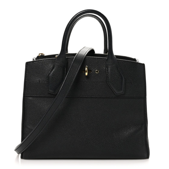 【希少】 LOUIS VUITTON Taurillon Leather City Steamer MM Louis Vuitton Taurillon City Steamer MM - Luxe Du Jour