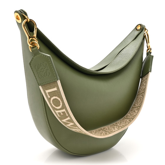 Satin Calf & Jacquard ☆LOEWE☆ LUNA ホーボーバッグ AVOCADO LOEWE Satin Calfskin Jacquard Luna Bag Avocado Green 1630302
