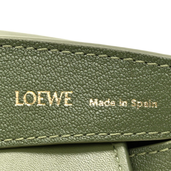 Satin Calf & Jacquard ☆LOEWE☆ LUNA ホーボーバッグ AVOCADO LOEWE Satin Calfskin Jacquard Luna Bag Avocado Green 1630302
