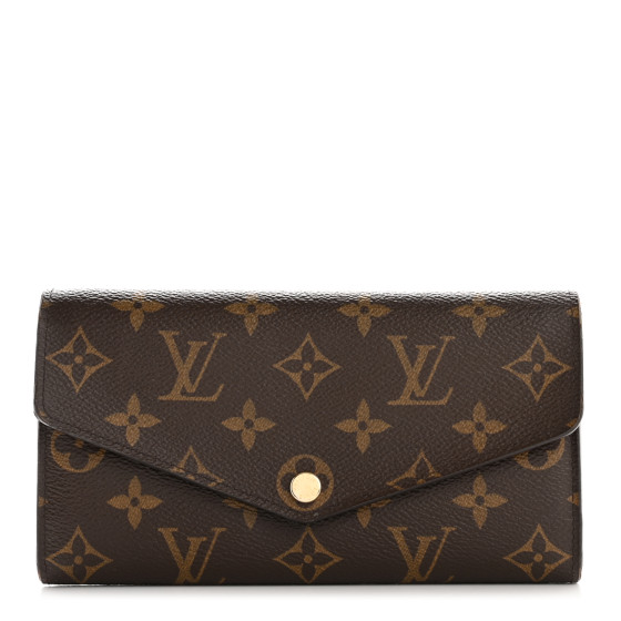 LOUIS VUITTON Monogram Sarah Wallet NM Fuchsia 1625501