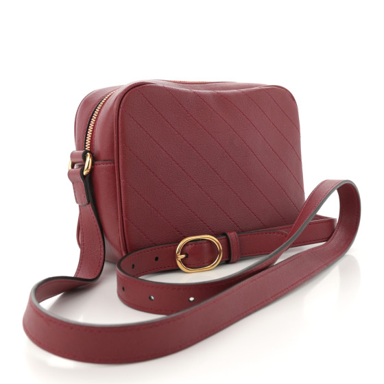 GUCCI Sakai Be Green Calfskin Diagonal Stitched Small
