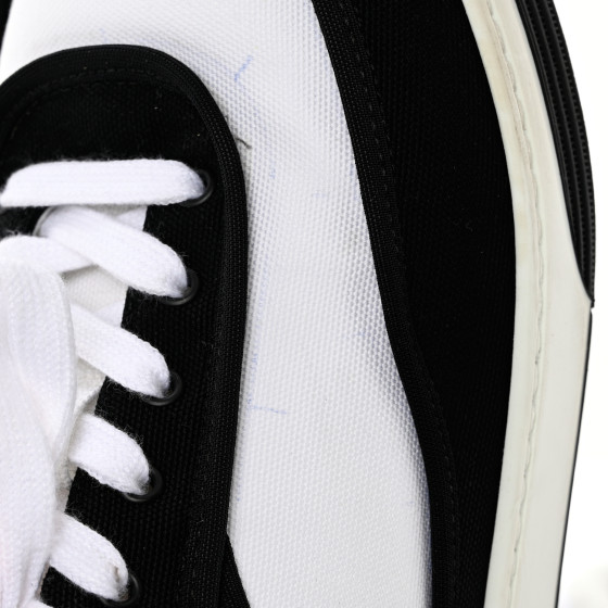 シャネル CHANEL Calfskin Fabric Sneakers 39 White Silver Fluo Pink
