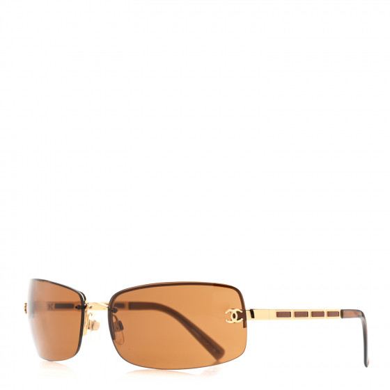 行列のできるレビュー商品、集めました。高評価アイテム Sunglasses CC Frameless Metal CHANEL 4113 1086690 Brown 小物