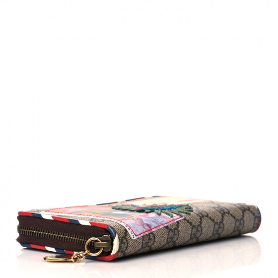 GUCCI GG Supreme Monogram Courrier Embroidered UFO Zip