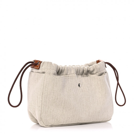 HERMES Fourbi 20 Bag Insert PM Naturel 1045945 | FASHIONPHILE