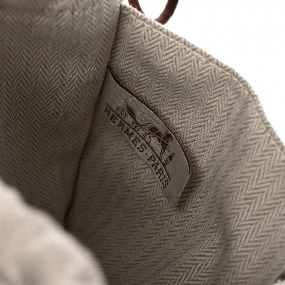 バッグのインサートやポーチに♪ [HERMES] フルービ20 HERMES Fourbi 20 Bag Insert PM Naturel 1045945 | FASHIONPHILE