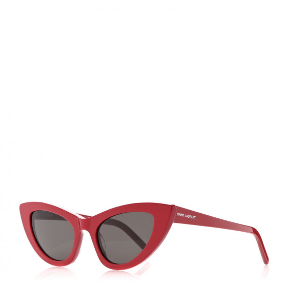 SAINT LAURENT Lily SL213 Sunglasses Red 1043775 | FASHIONPHILE