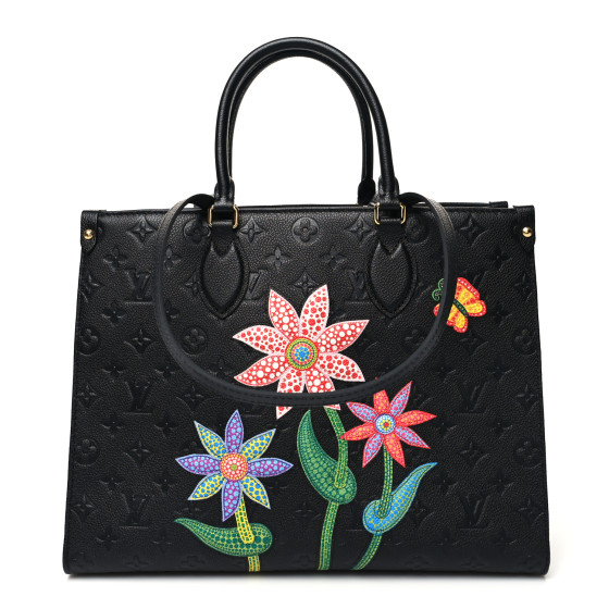 LOUIS VUITTON LV X YK Empreinte Inlaid Kusama Flowers